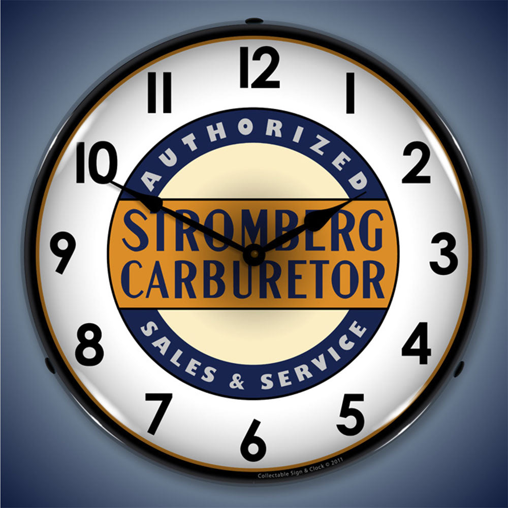 Stromberg Carburetor Authorized Sales & Service 14" LED Wall Clock
