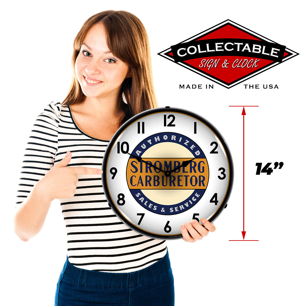 Stromberg Carburetor Authorized Sales & Service 14" LED Wall Clock