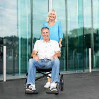 Strongback Mobility Excursion 12 Transport Wheelchair with Attendant Brakes