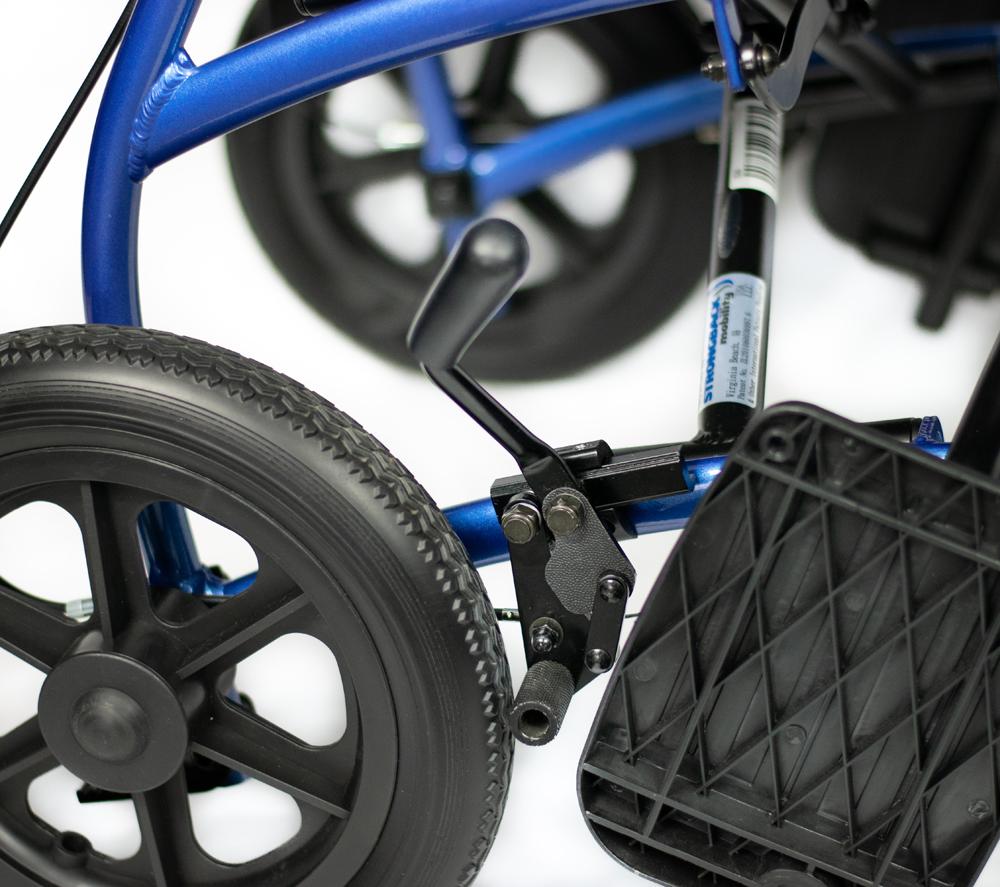 Strongback Mobility Excursion 12S+ Transport Wheelchair with Attendant Brakes