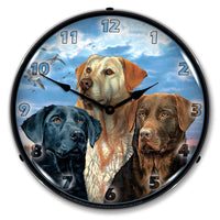Labrador Retriever 14" LED Wall Clock