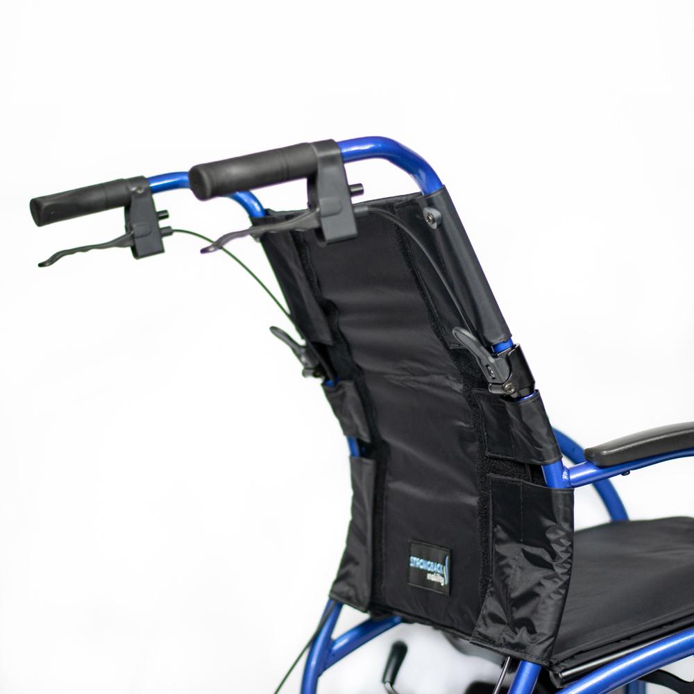 Strongback Mobility Excursion 12 Transport Wheelchair with Attendant Brakes