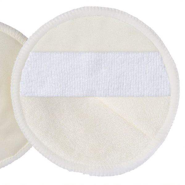 Ameda Contoured Washable Bamboo & Cotton Breast Pads, 20 Count (10 Pairs)