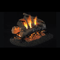 Real Fyre 18 Inch See-Thru Charred American Oak Vented Gas Logs (CHAO-2-18/20)
