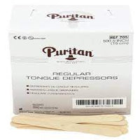 First Aid Only 6" Puritan Northern Birch Tongue Depressors, 500 Per Box
