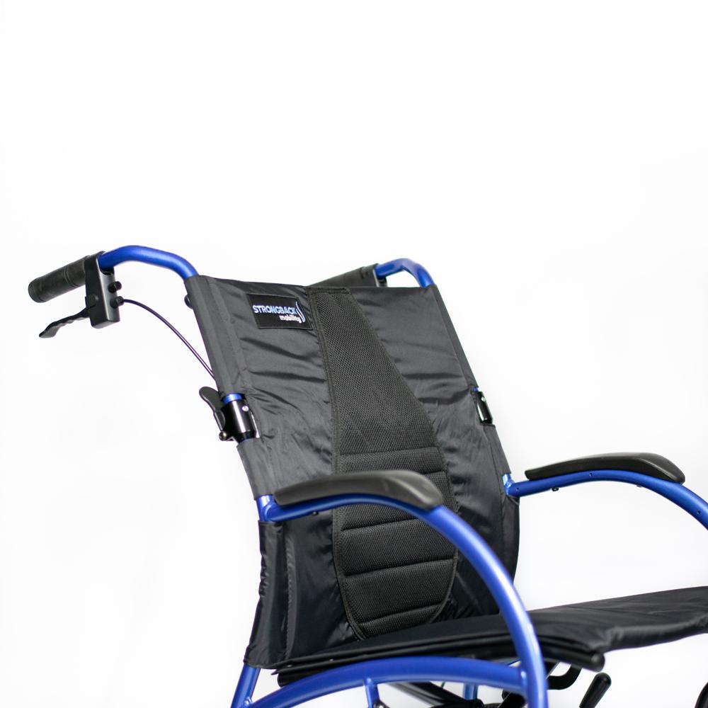 Strongback Mobility Excursion 12 Transport Wheelchair with Attendant Brakes