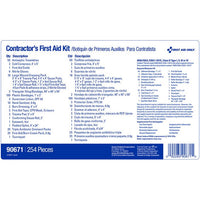 First Aid Only 50 Person Contractor ANSI B+ First Aid Kit, Metal Case, Custom Logo