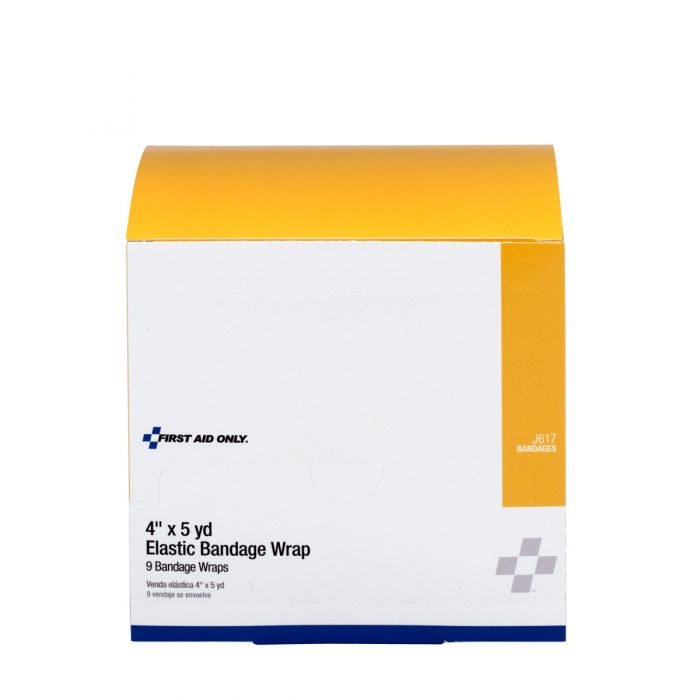 First Aid Only 4" x 5 yd. Elastic Bandage, 9 Per Box