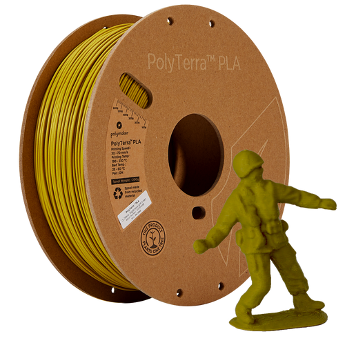 Lulzbot Polymaker PolyTerra PLA Filament (1.75mm, 1kg Spool)