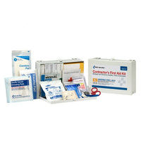 First Aid Only 25 Person Contractor ANSI A+ First Aid Kit, Metal Case, Class I & II , Custom Logo
