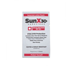 First Aid Only SunX30 Lotion Packets, 100 Per Box