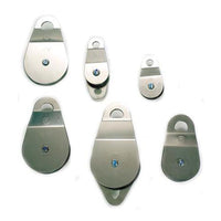 PMIĀ® SMC/RA 4" Double Pulley, Stainless Steel Side Plates NFPA-G