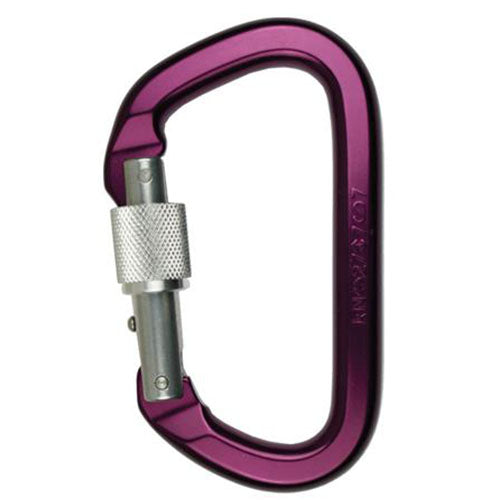 SMC Locking D Aluminum Carabiner