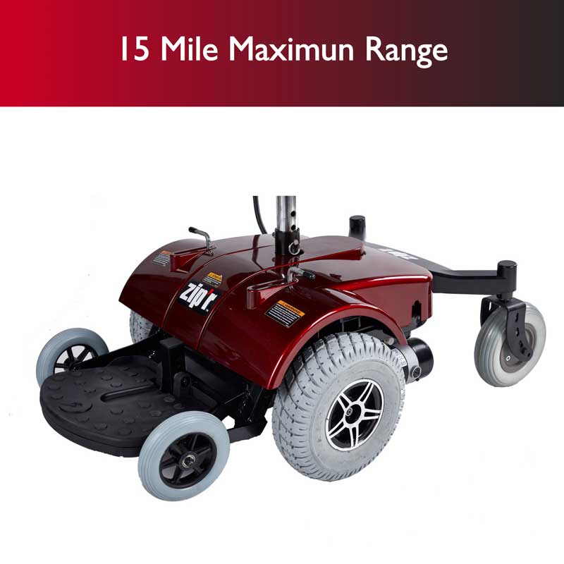 ZIP'R PC Full Size Long-Range Heavy Duty Power Electric Wheelchair