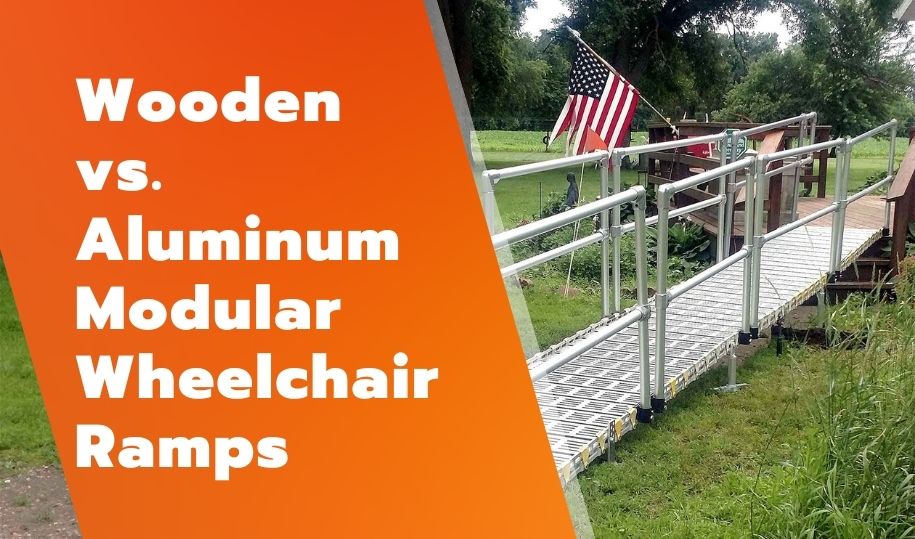Wooden vs. Aluminum Modular Wheelchair Ramps