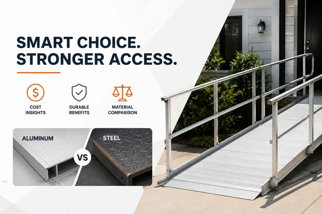 Aluminum Wheelchair Ramps: Cost, Benefits, and Steel vs. Aluminum Comparison