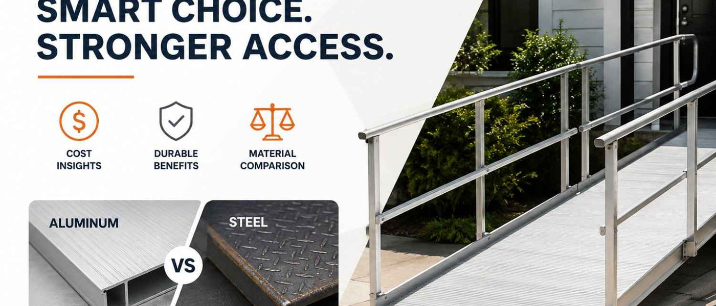 Aluminum Wheelchair Ramps: Cost, Benefits, and Steel vs. Aluminum Comparison