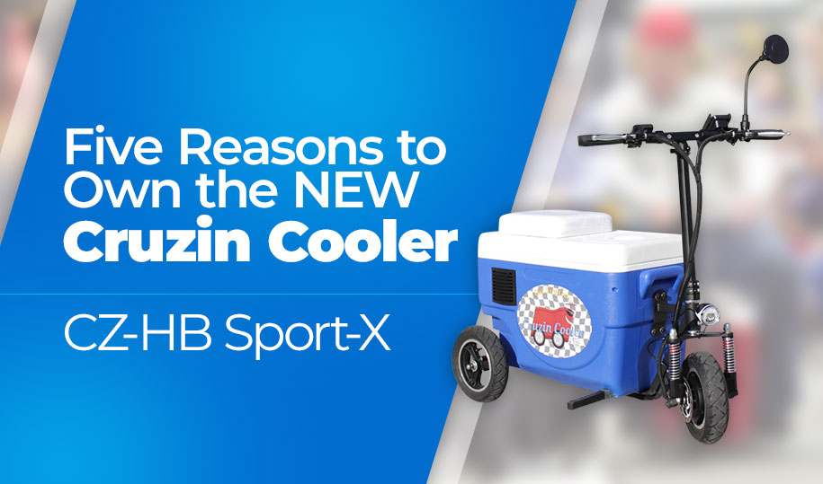 5 Reasons to Own the Cruzin Cooler Sport-X Electric Scooter with Cooler