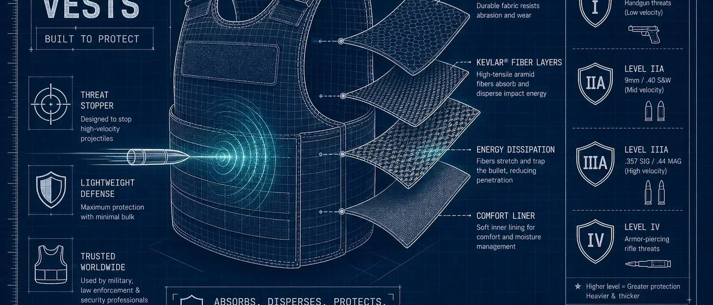 How Kevlar Vests Work: Body Armor Protection Levels Explained
