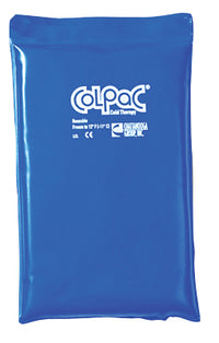 Col-PaC Blue Vinyl Cold Pack - half size - 7.5" x 11" — for Cold Therapy and Pain Relief