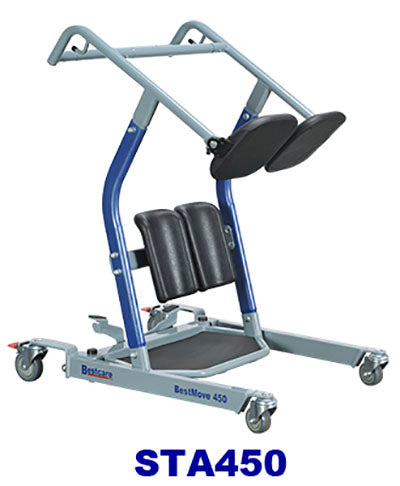 Bestcare Stand Aid with Single Seat Lock — for Patient Lift & Stand Assists in Clinical and Institutional Care
