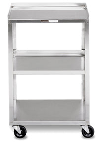 Amrex Mobile Stand - Stainless Steel - 3-shelf — for Clinical Electrotherapy in Clinical and Institutional Care