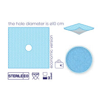 SUBMED Sterile 2-Layer Fenestrated Surgical Drapes