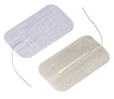 Dura-Stick Premium Electrode, 2 x 3.5" Rectangle, stainless steel mesh, 40/pack — for Electrotherapy Pain Management