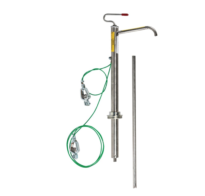 Justrite 07717 Stainless Steel Piston Pump 30 & 55 Gallon Drum