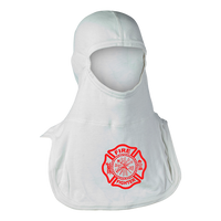 Majestic Fire FI RED-MALT NBWHT PAC II Specialty Structural Firefighting Hood