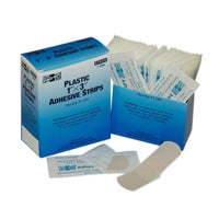 First Aid Only 1" x 3" Plastic Adhesive Bandage, 60 Per Box(Pack of 125)