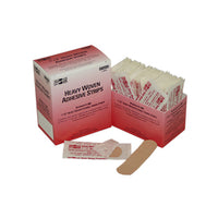 First Aid Only 1" X 3" Heavy Woven Fabric Bandages, 100 Per Box(Pack of 50)