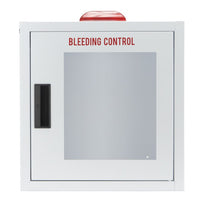 Cubix Safety Basic Compact Bleeding Control Wall Cabinet with Window, Alarm and Strobe