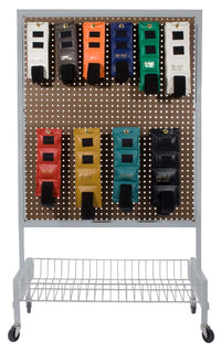 the Cuff Original Ankle and Wrist Weight, 20 Piece Set with Rack (2 each: .25, .5, .75, 1, 1.5, 2, 2.5, 3, 4, 5 lb.) — for Strength Training and Rehabilitation