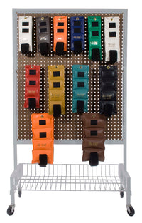 the Cuff Original Ankle and Wrist Weight, 24 Piece Set with Rack (2 each: .25, .5, .75, 1, 1.5, 2, 2.5, 3, 4, 5, 7.5, 10 lb.) — for Strength Training and Rehabilitation