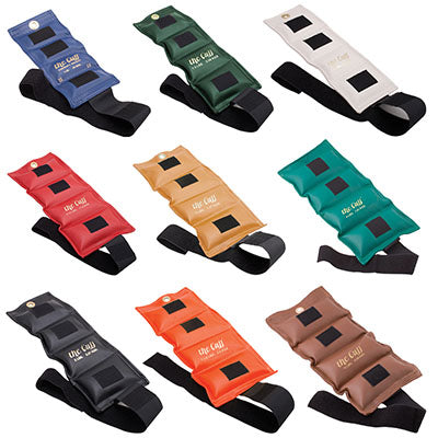 the Cuff Original Ankle and Wrist Weight, 9 Piece Set (1 each: 1, 1.5, 2, 2.5, 3, 4, 5, 7.5, 10 lb.) — for Strength Training and Rehabilitation