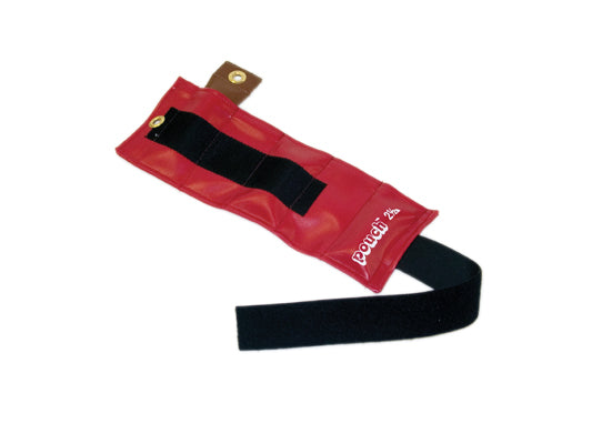 the Cuff Pouch Variable Wrist and Ankle Weight - 2.5 lb, 5 x 0.5 lb inserts - Red — for Strength Training and Rehabilitation