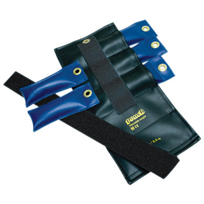 the Cuff Pouch Variable Wrist and Ankle Weight - 2.5 lb, 5 x 0.5 lb inserts - Red — for Strength Training and Rehabilitation