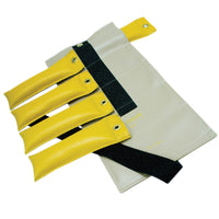 the Cuff Pouch Variable Wrist and Ankle Weight - 2.5 lb, 5 x 0.5 lb inserts - Red — for Strength Training and Rehabilitation