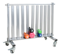 CanDo Dumbbell Mobile Studio Rack (1100 lb Capacity) — for Strength Training and Rehabilitation