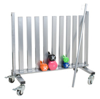 CanDo Dumbbell Mobile Studio Rack (1100 lb Capacity) — for Strength Training and Rehabilitation