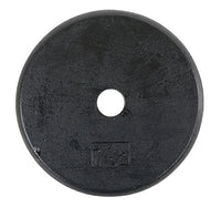 CanDo Iron Disc Weight Plate, 1.25 lbs., 1" diameter hole — for Strength Training and Rehabilitation