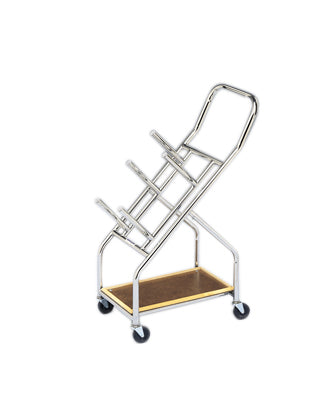 CanDo Iron Disc Weight - Mobile Cart — for Strength Training and Rehabilitation