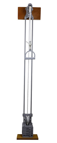 CanDo Chest Weight Pulley System - Single handle (mid) - one tower - 5 x 2.2 lb weights — for Strength Training and Rehabilitation