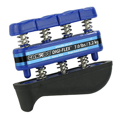 CanDo Digi-Flex hand exerciser - Blue, heavy - Finger (7.0 lb) / hand (23.0 lb) — for Hand Strength and Dexterity Therapy