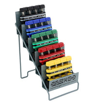 CanDo Digi-Flex hand exerciser - set of 5 (yellow, red, green, blue, black), with metal rack — for Hand Strength and Dexterity Therapy