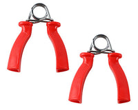CanDo Fixed resistance hand grip, medium, red, pair — for Hand Flexion in Clinical and Institutional Care