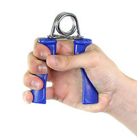 CanDo Fixed resistance hand grip, medium, red, pair — for Hand Flexion in Clinical and Institutional Care