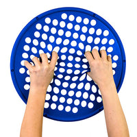CanDo Hand Exercise Web - Low Powder - Yellow - X-light — for Hand Strength and Dexterity Therapy