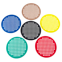 CanDo Hand Exercise Web - Low Powder - 6-piece set (tan, yellow, red, green, blue, black) — for Hand Strength and Dexterity Therapy